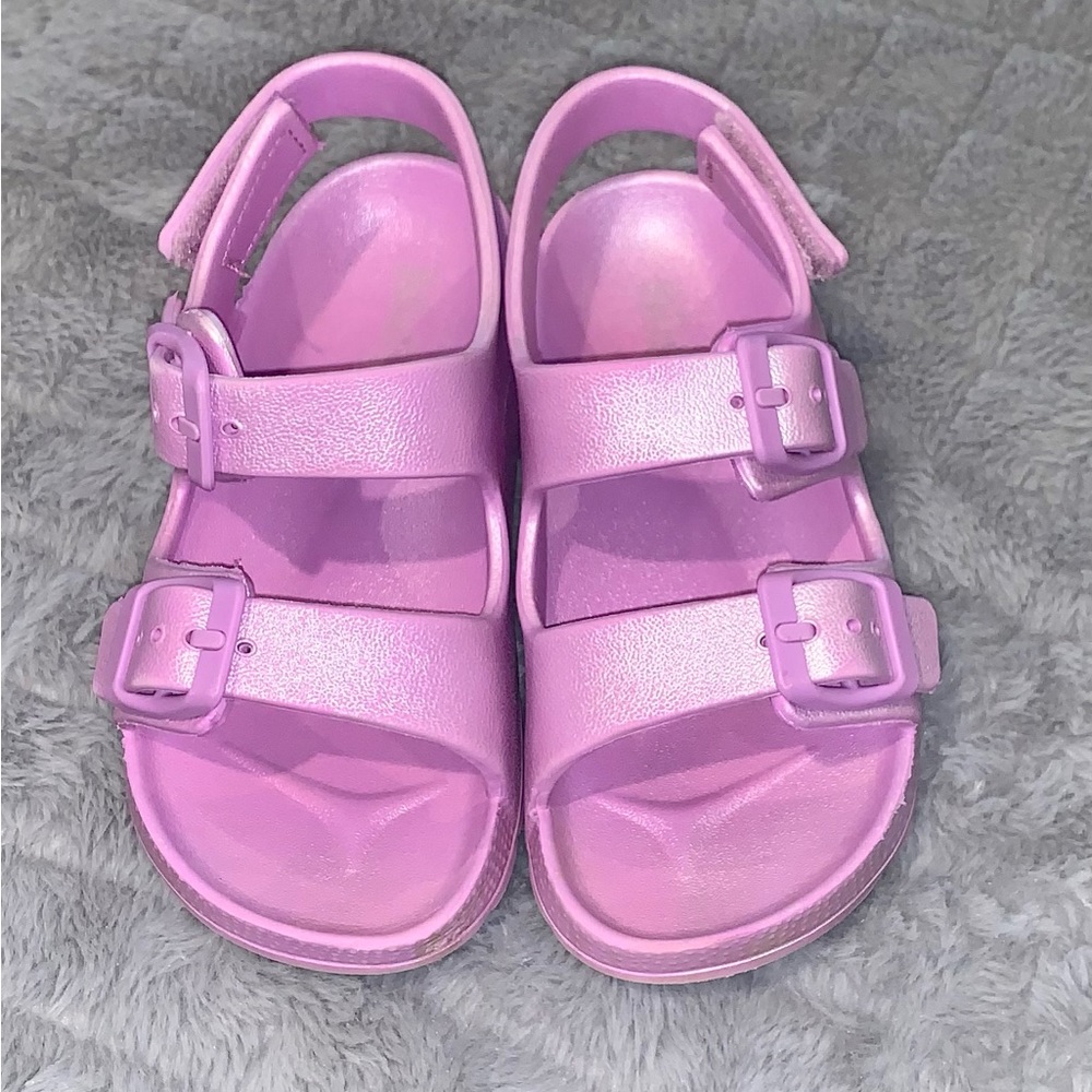 Toddler Girl’s Double Strap Double Buckle Sandals